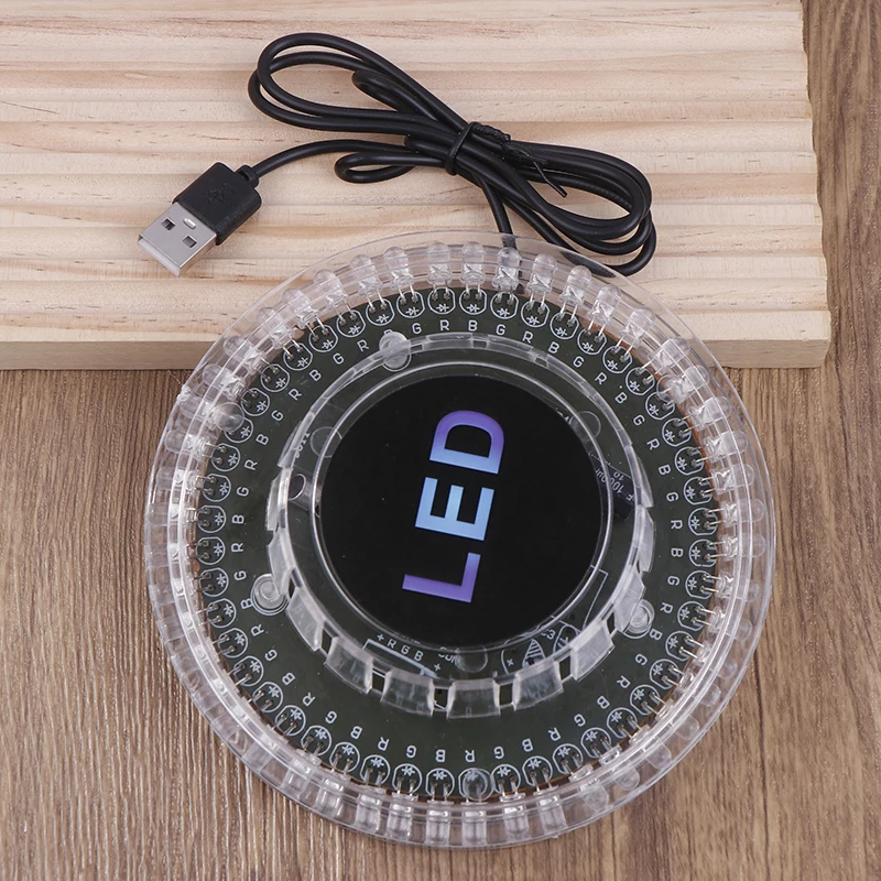 Tonaktiviertes Discokugel-Licht – RGB-LED, drehbarer Bühneneffekt mit USB-Stromversorgung, dynamische Partybeleuchtung für KTV, Bar und Heimveranstaltungen