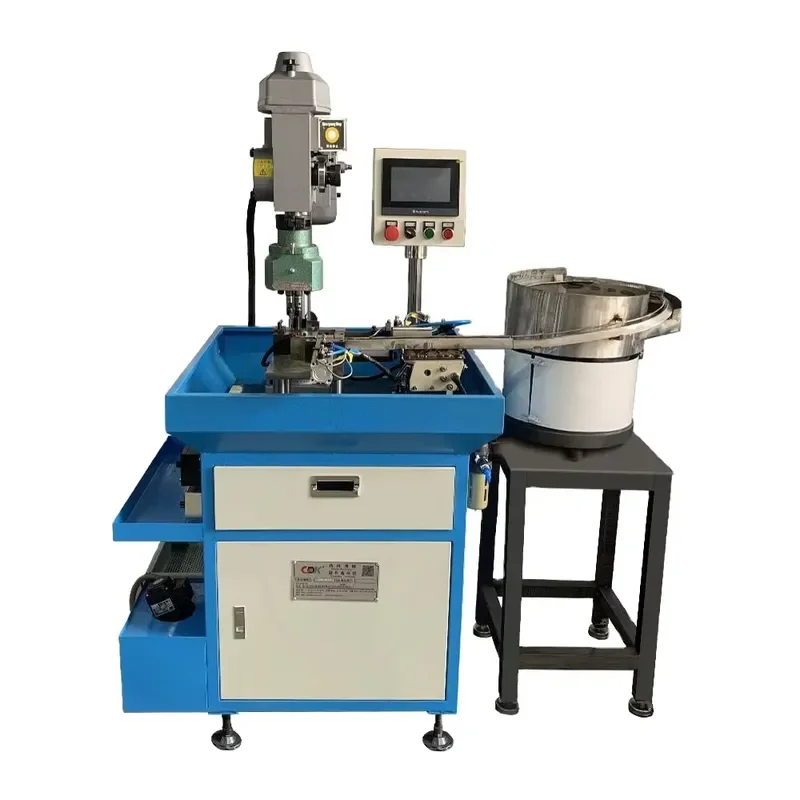 Hot Products T-type Automatic Tapping Machine Brass Terminal Tapping Machine PCB Wrlding Terminal Tapping Machine