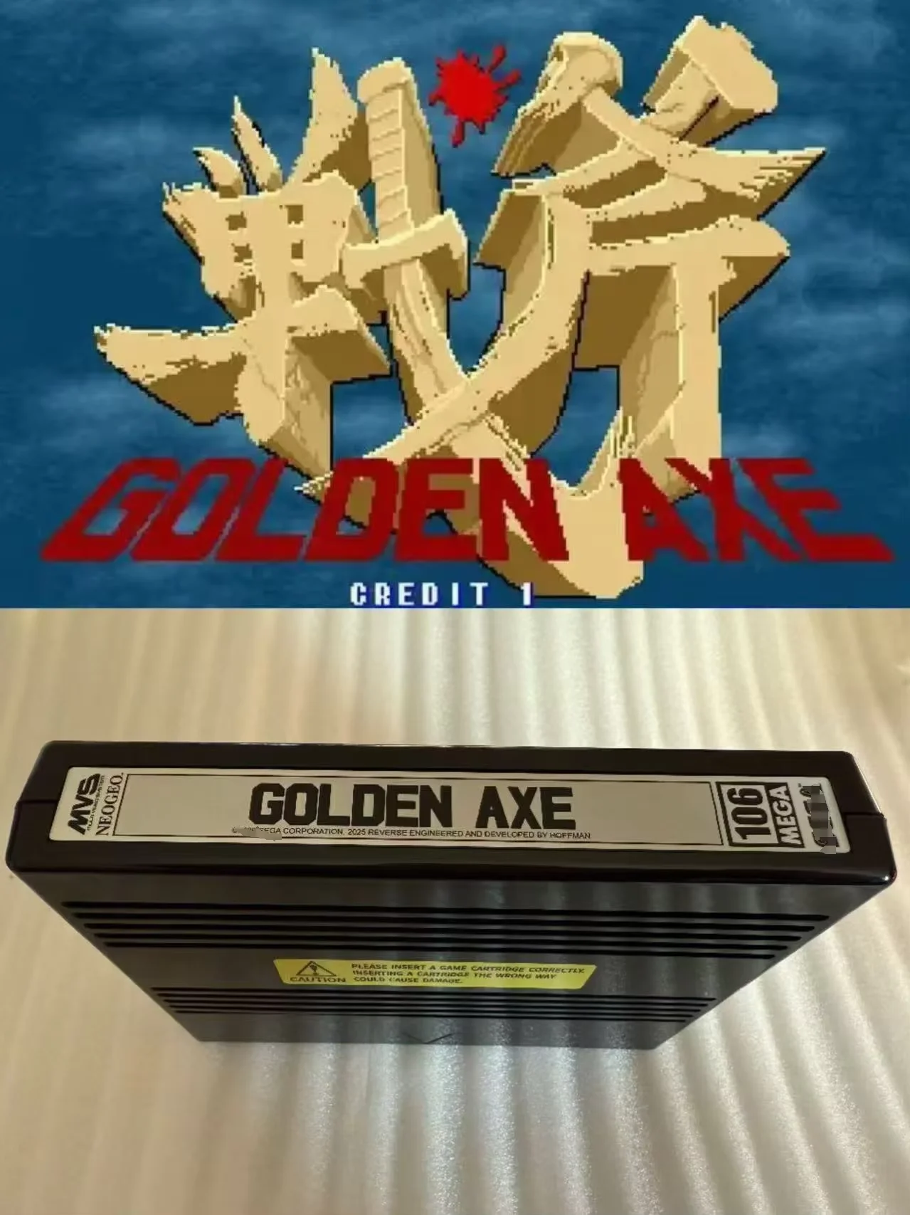 

Neogeo MVS для аркадного игрового картриджа SNK, игрового картриджа-GOLDEN AXE