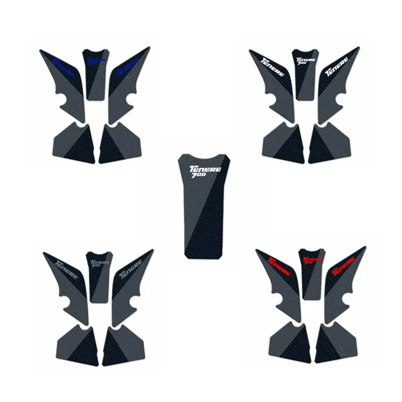 For Tenere Tenere 700 Rally T700 XTZ 690 T 700 motorcycle accessories Non-slip Side Fuel Tank Stickers waterproof pad stickers