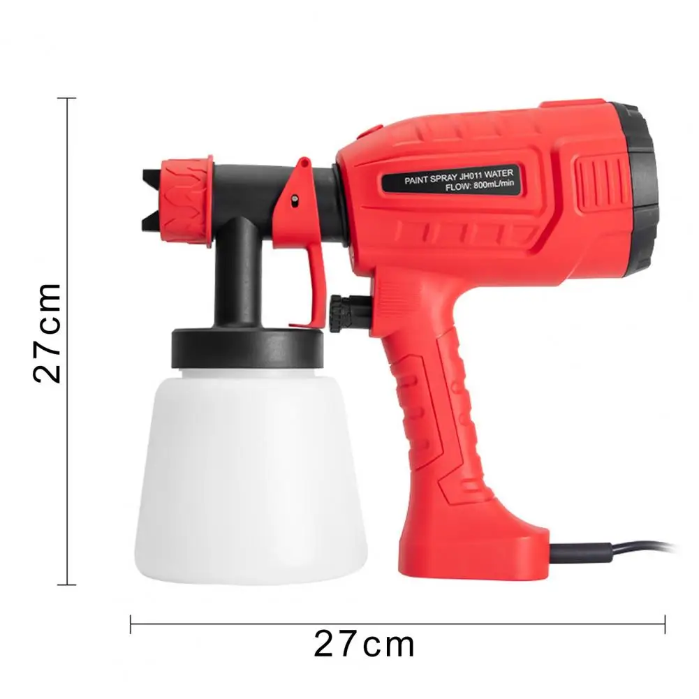 800ML Electric Spray Gun Cordless Paint Sprayer Auto Furniture Steel Coating Airbrush Compatible For Cabinets Fence Walls Door