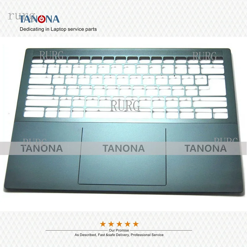 R+ New, compatible with FOR Dell Inspiron 14 Plus 7420 7425, Palmrest Upper Case, KB ring, 09H2FF, blue