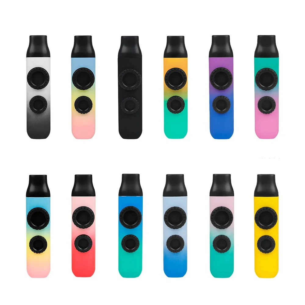 IRIN Kazoo Double Hole Design Resin Kazoos 10 Gradient Colors Kazoo Ukulele/Guitar Partner Beginners Kid Gifts Easy to Learn