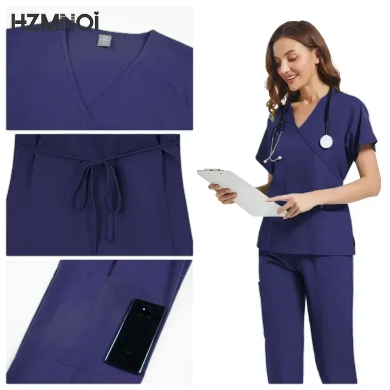 Nagybani doctors majd nurses Nőnemű Tisz Művi Egyöntetű Tartam Tisz sets számára Nők Medikus Ápolás Műtősruha uniforms sets