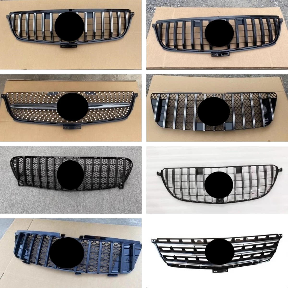 Grill Mask Grid radiator grille for Mercedes-Benz ML350 ML320 ML400 modified Auto Accessories