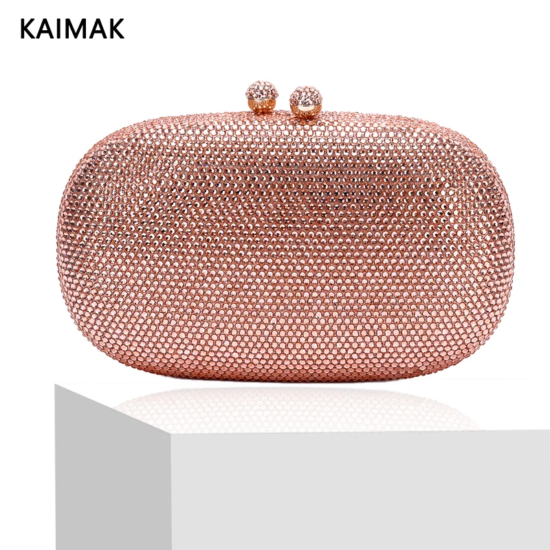 

Brand Women's Bag Champagne Color Handbag Wedding Party Christmas Gift Gemstone Evening Bag Luxury Dinner Bag Diamond Clutch Bag