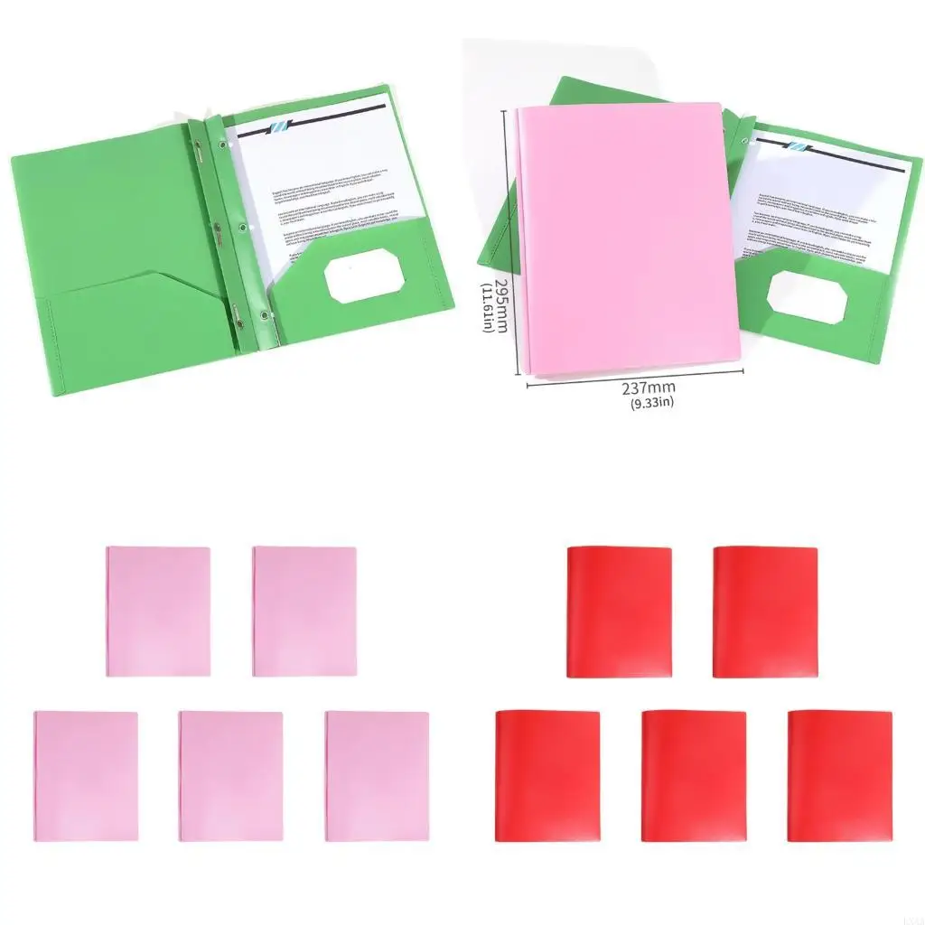 

Организатор документов LXAA размером с двумя карманами 3 зубца для школьного офиса