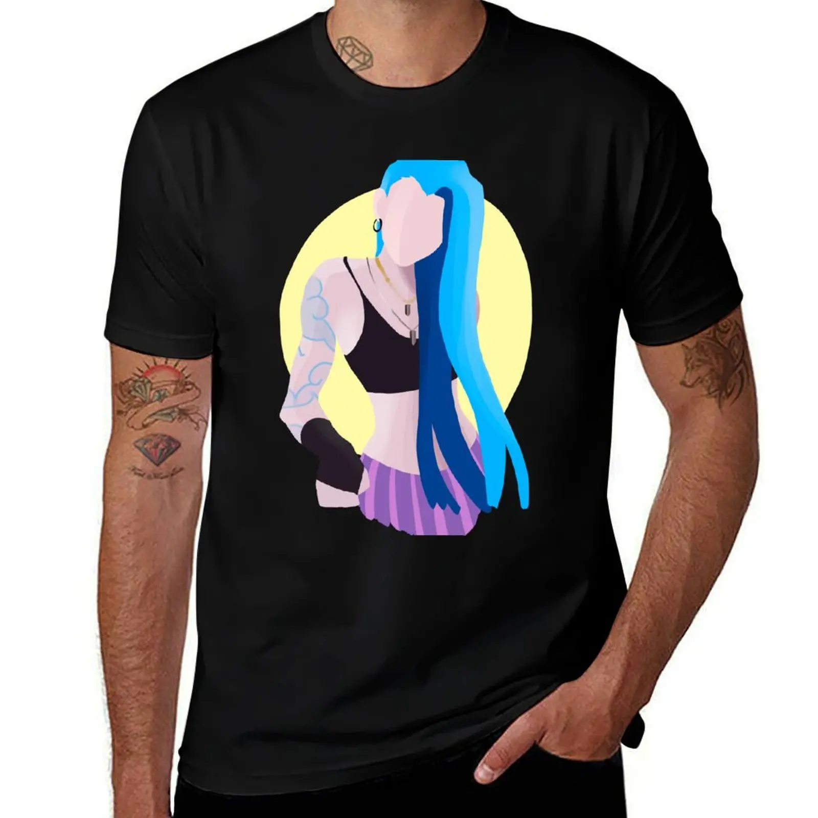 POWDER // T-Shirt Plus Size Solid Color T-Shirt