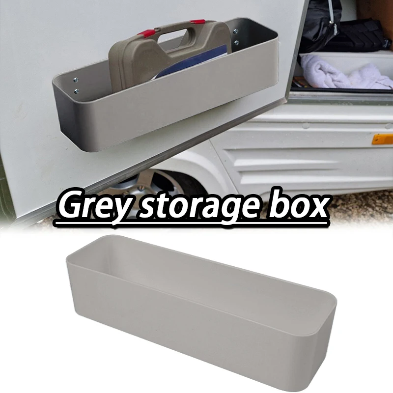

2PCS Caravan Camper Storage Pocket Boxes For Tool Storage Plastic Universal Caravan Door Storage Boxes car Interior Accessories