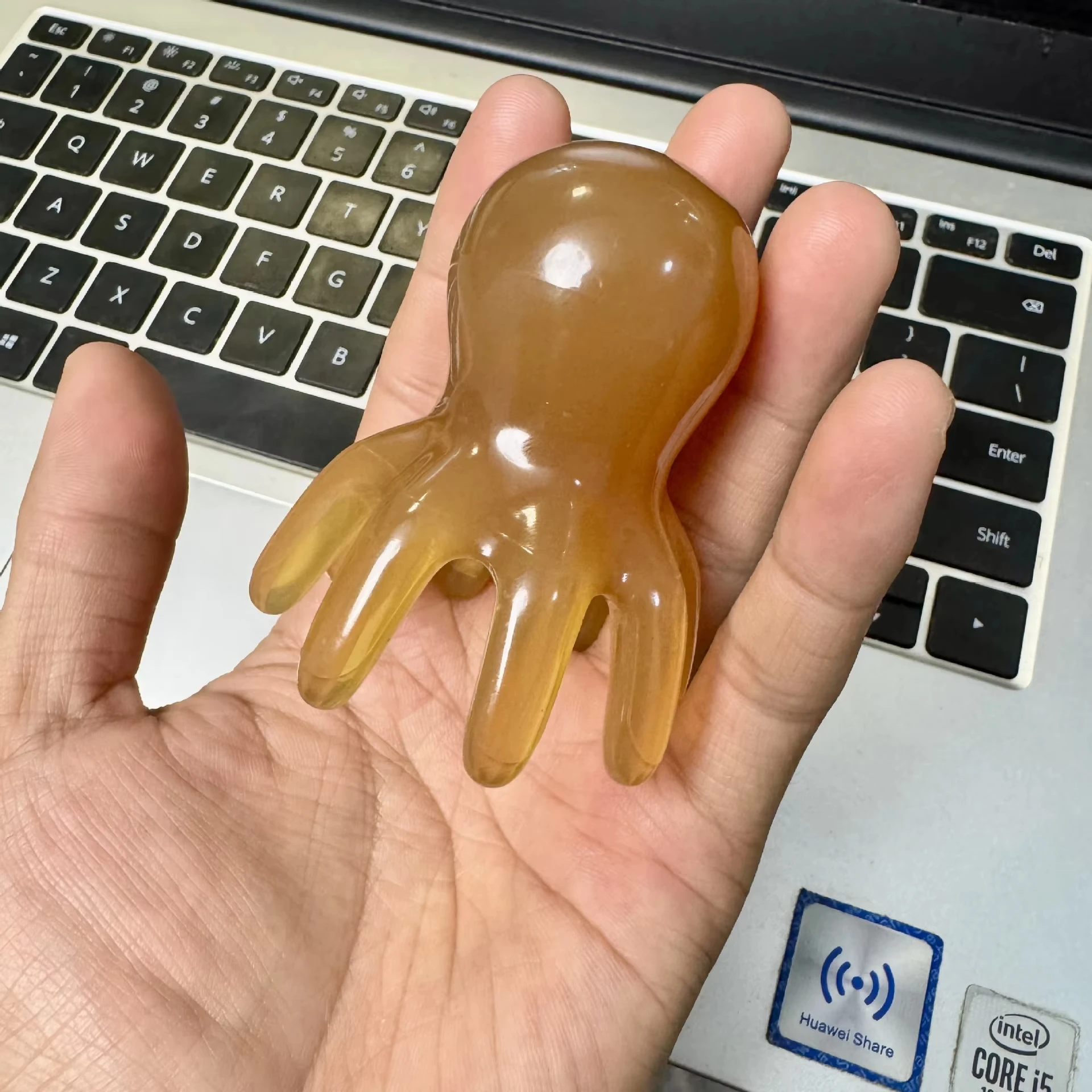 Wellness Spa And Massage - Octopus Resin Head Meridian Scraping Scalp