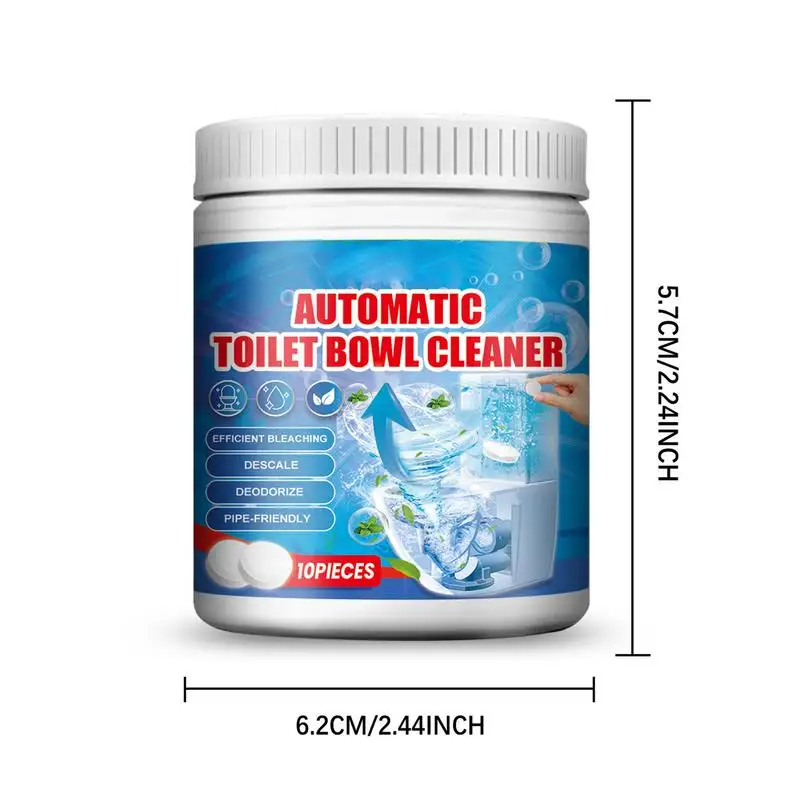 Toilet Bowl Cleaner Tablets Effortless Toilet Tank Cleaners Put In Tank 10pcs Automatic Bowl Freshness Continuous Cleaner