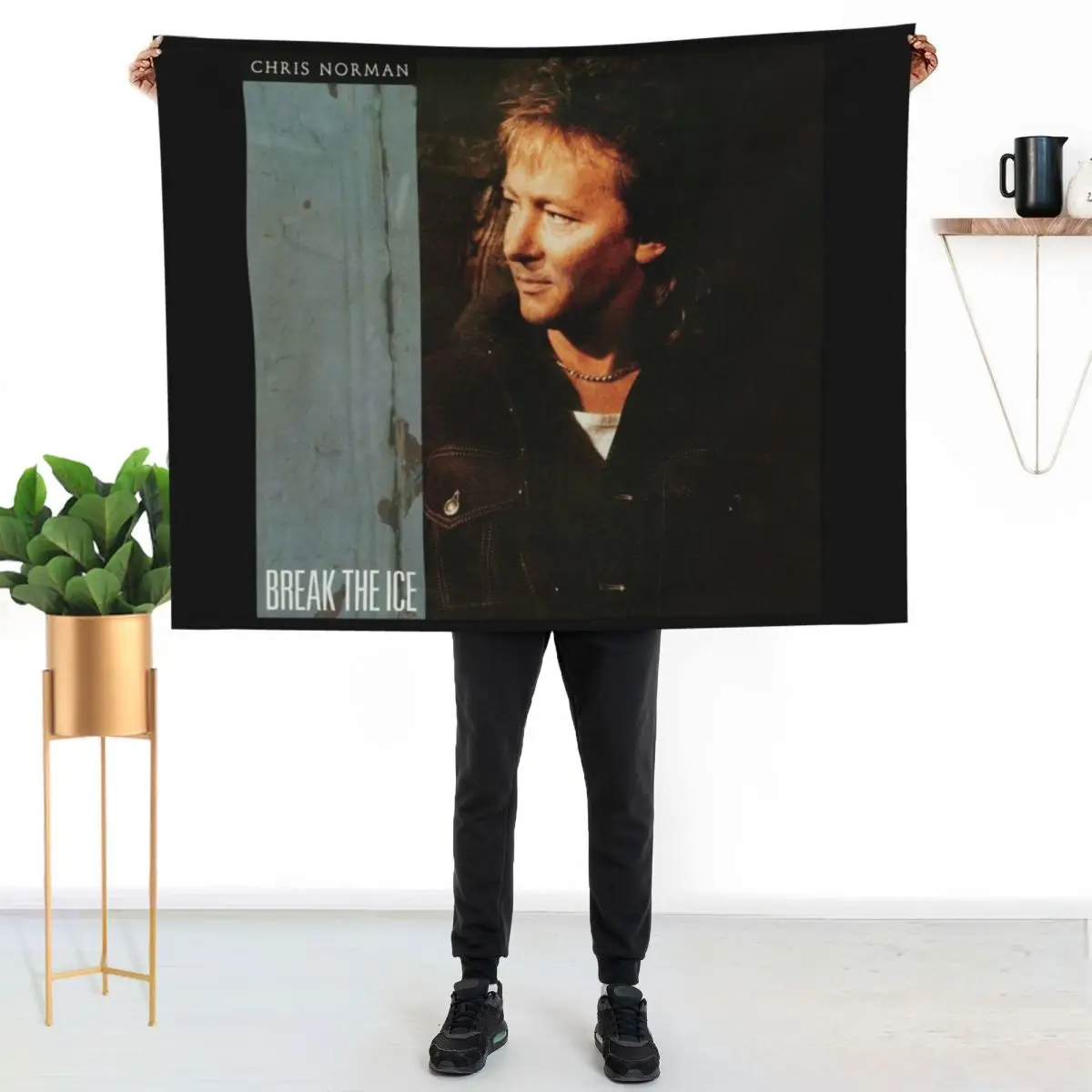 

Chris Norman break the ice (2) Throw Blanket Cozy Microfiber Throw Blanket for Home Bedroom