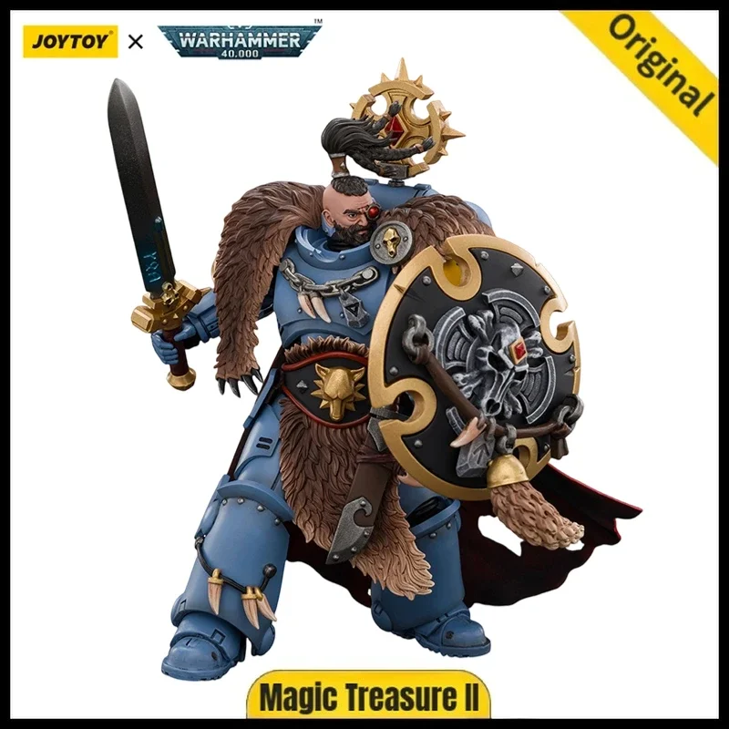 【Pre-sale】JOYTOY Warhammer 40K Space Wolves Wolf Guard Battle Leader 1/18 Action