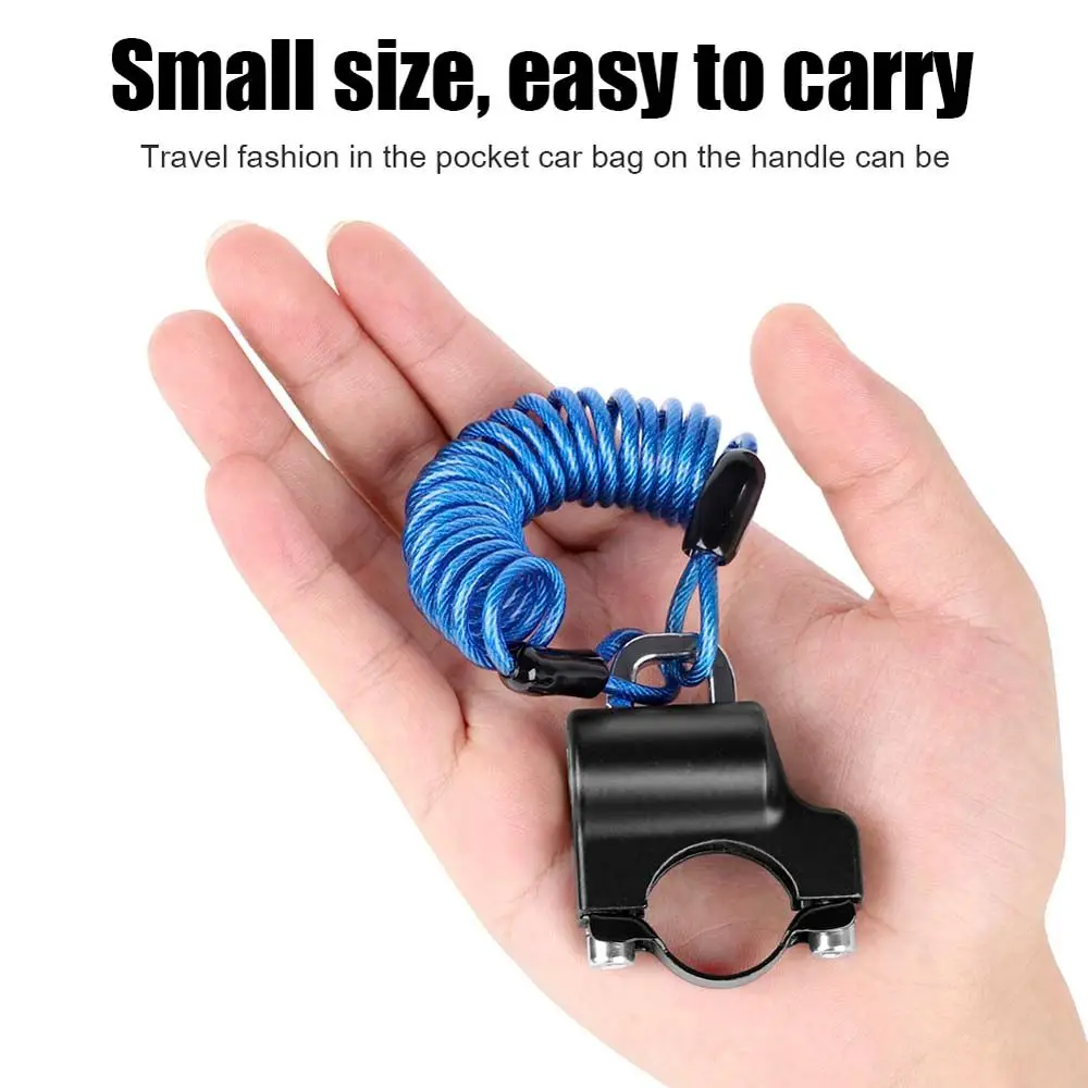 

Dirt Bike Cycling Mountain Bike Motorbike Parts Mini Bicycle Lock Bike Rope Padlock Security Cable Lock Helmet Wire Rope Lock