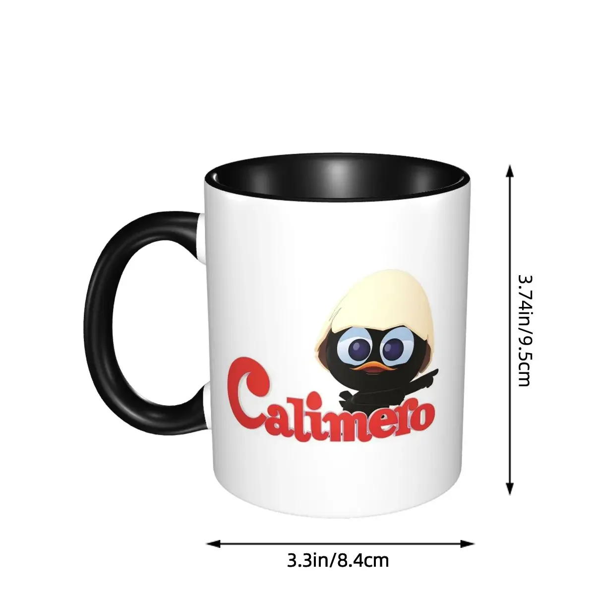 Calimero Cartoon Comic  Mug Funny Ceramic Coffee Cups Tea Mugs Milk Cup Drinkware Gift for Friends