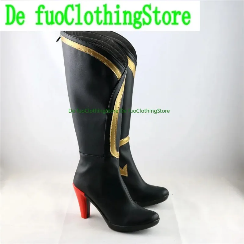 Defuo Realm Reborn FF14 Gleeman Cosplay Shoes Boots Game Christmas Anime Game Role-playing Halloween Party Props Shoes Boots