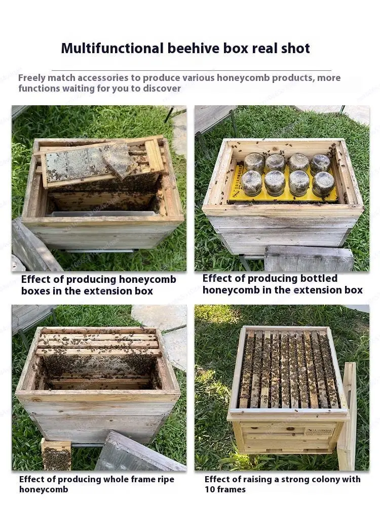 High Multi-Functional Beehive Tool Set Assembled Breeding King Box Beekeeping Appliances Hundred Thousand Farm view 5