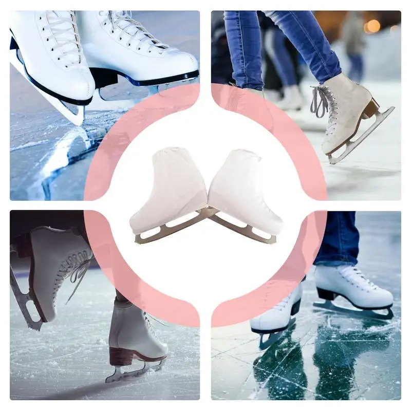 Figure Skate Boot Covers Roller Skates Skating Accessory Indoor Outdoor Boot Cover Elastic Portable Skating Shoes Protector