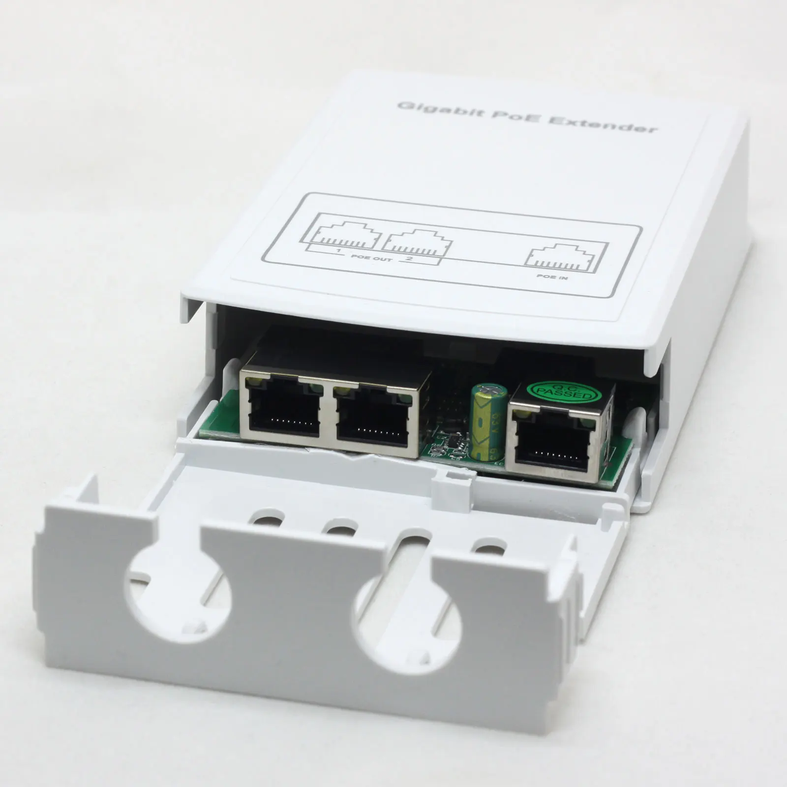 Gigabit 24V Passive PoE Outdoor 3-Port Nano Switch Extender for Ubiquiti N-SW