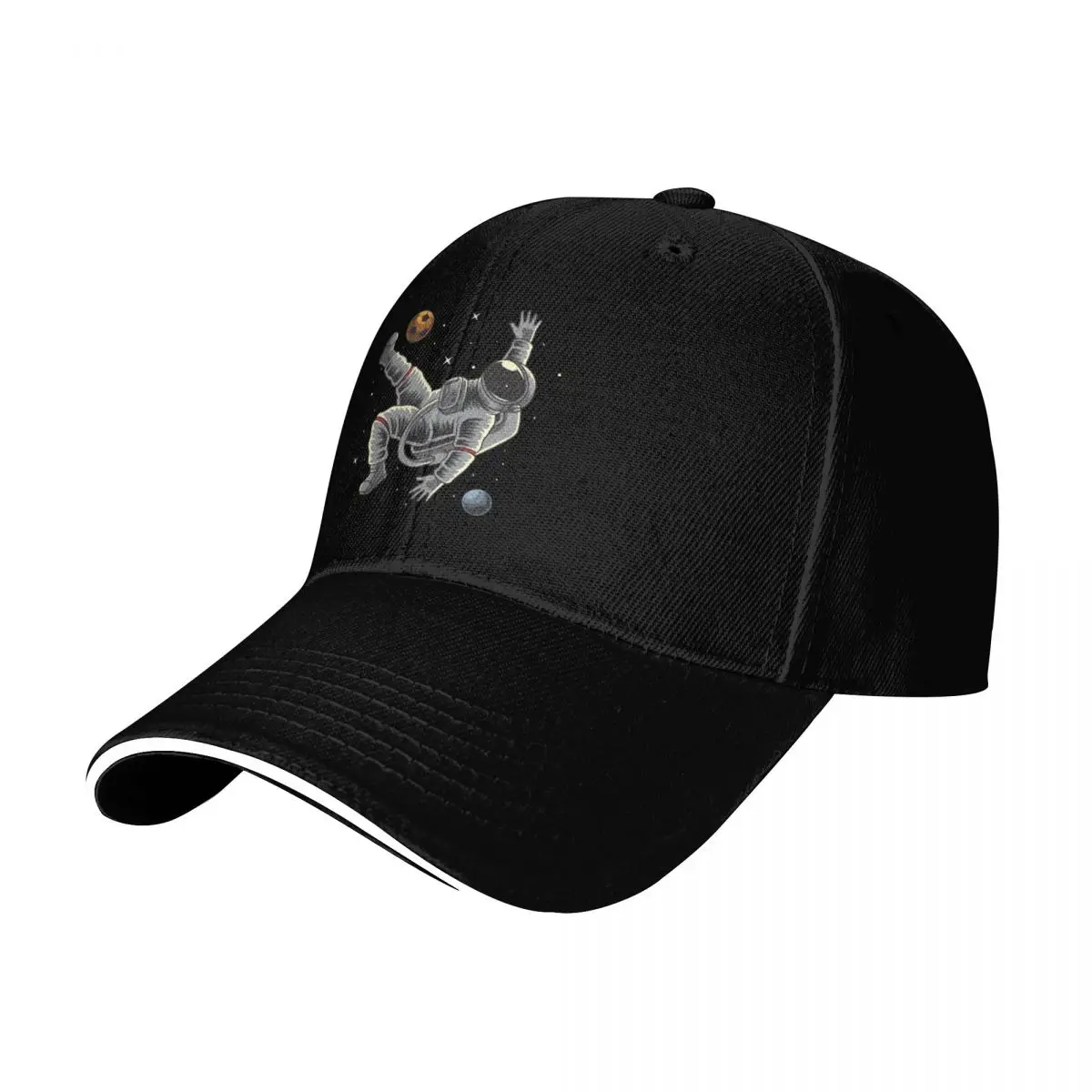 Astronaut Football Baseball Cap Lightweight Packable Gift for Him Her Casual Daily Wear