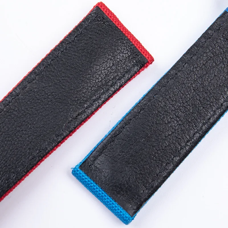 ل تيودور/أوميغا/رولكس دايتونا الفرعية حزام 41 مللي متر الهاتفي الأسود خليج GMT حزام 22 مللي متر مع النايلون حزام الساعات اكسسوارات