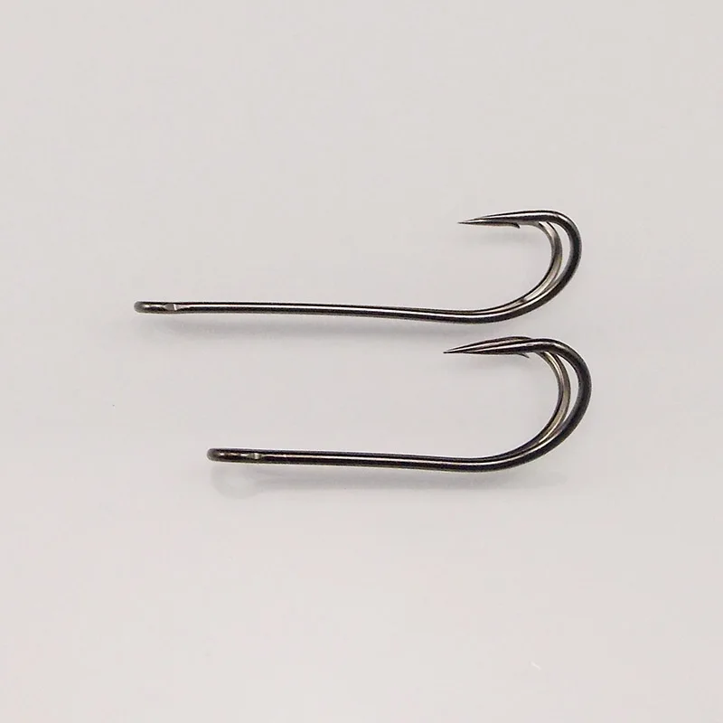 Doble anzuelo ESFISHING vástago largo con púas para lucio y lubina - imagen 4