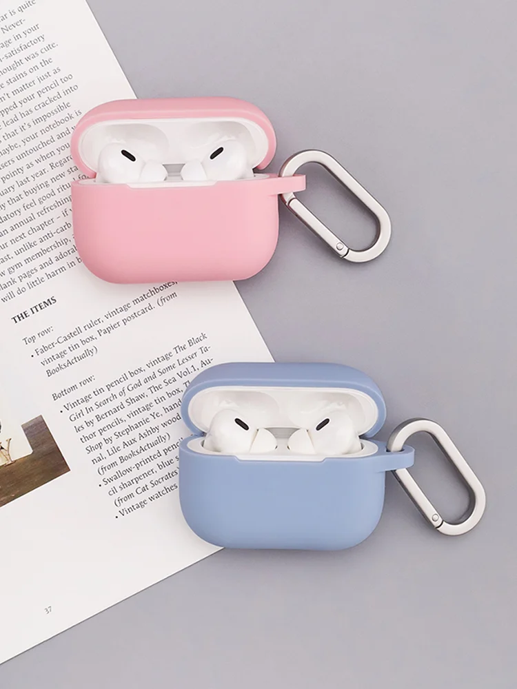 حافظات سماعات أذن جديدة من السيليكون لأجهزة Airpods 4 /2 Airpods 3 حافظة واقية لسماعات Apple Airpods Pro 2 حافظة ناعمة