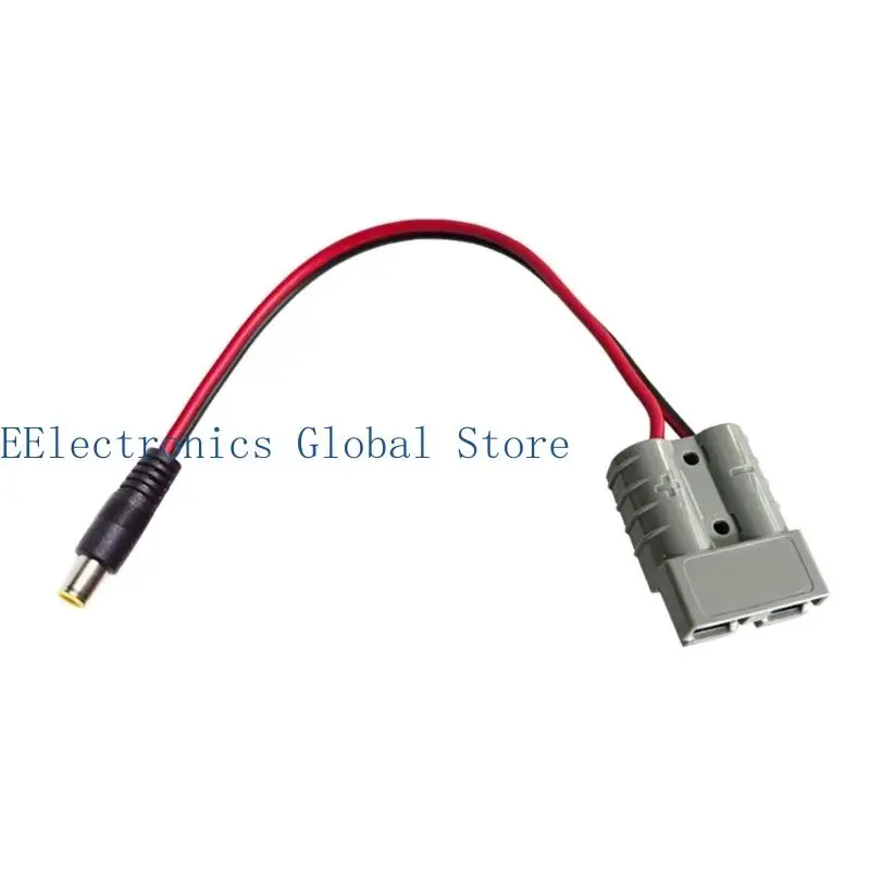 462B Battery Charge Cord with SB50 End and DC7909 Tip, Tinned Wire Cable for Outdoor Energy and Solar Battery Tasks