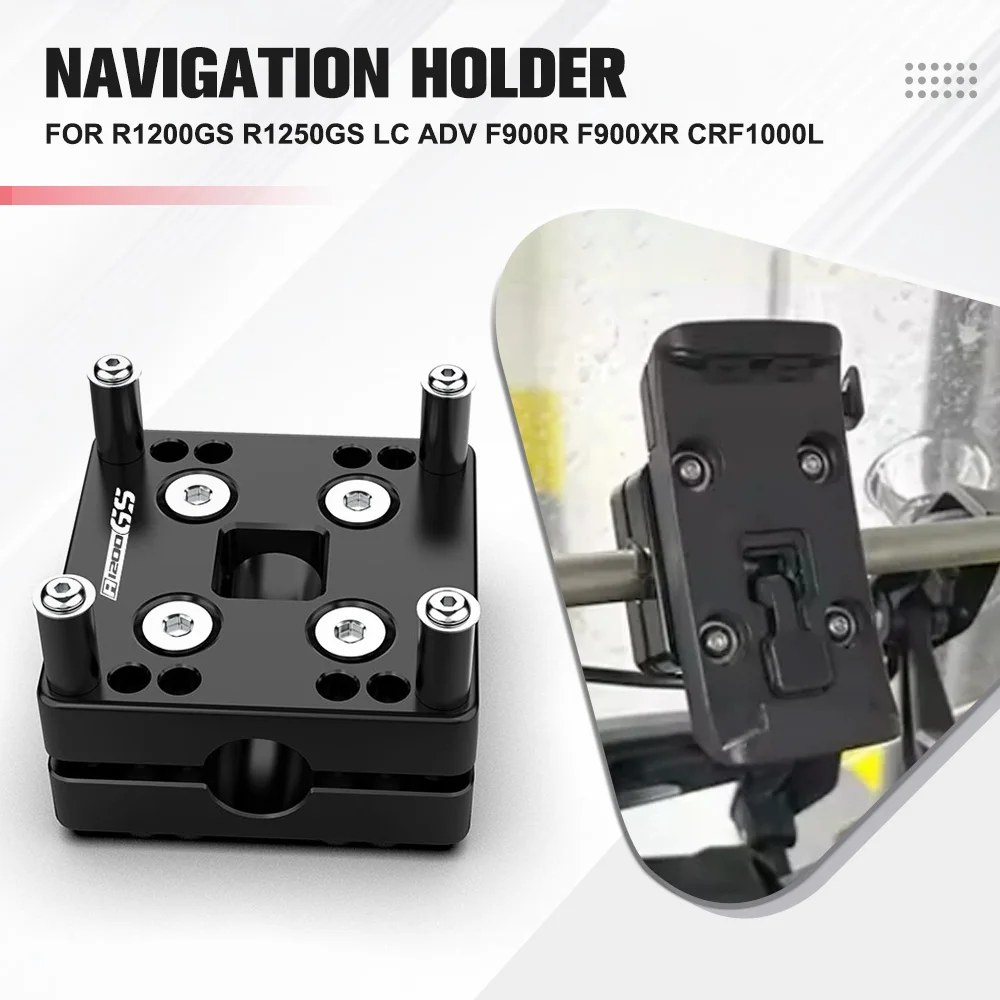 

12MM 14MM 16MM Motorcycle Phone GPS Navigation Holder Mount Bracket For BMW R1200GS R1250GS LC Adv F900R F900XR CRF1000L MT09