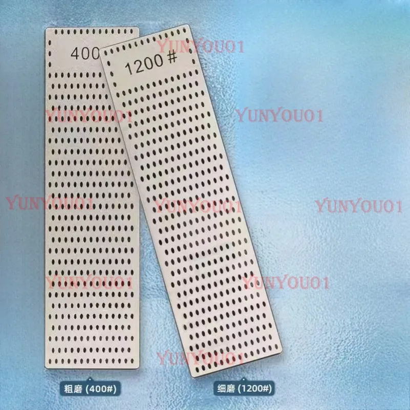 

Новый 400-й # & 1200 # 2-сторонняя алмазная точилка для лезвий для коньков, точильный камень, двухсторонняя точилка для ножей