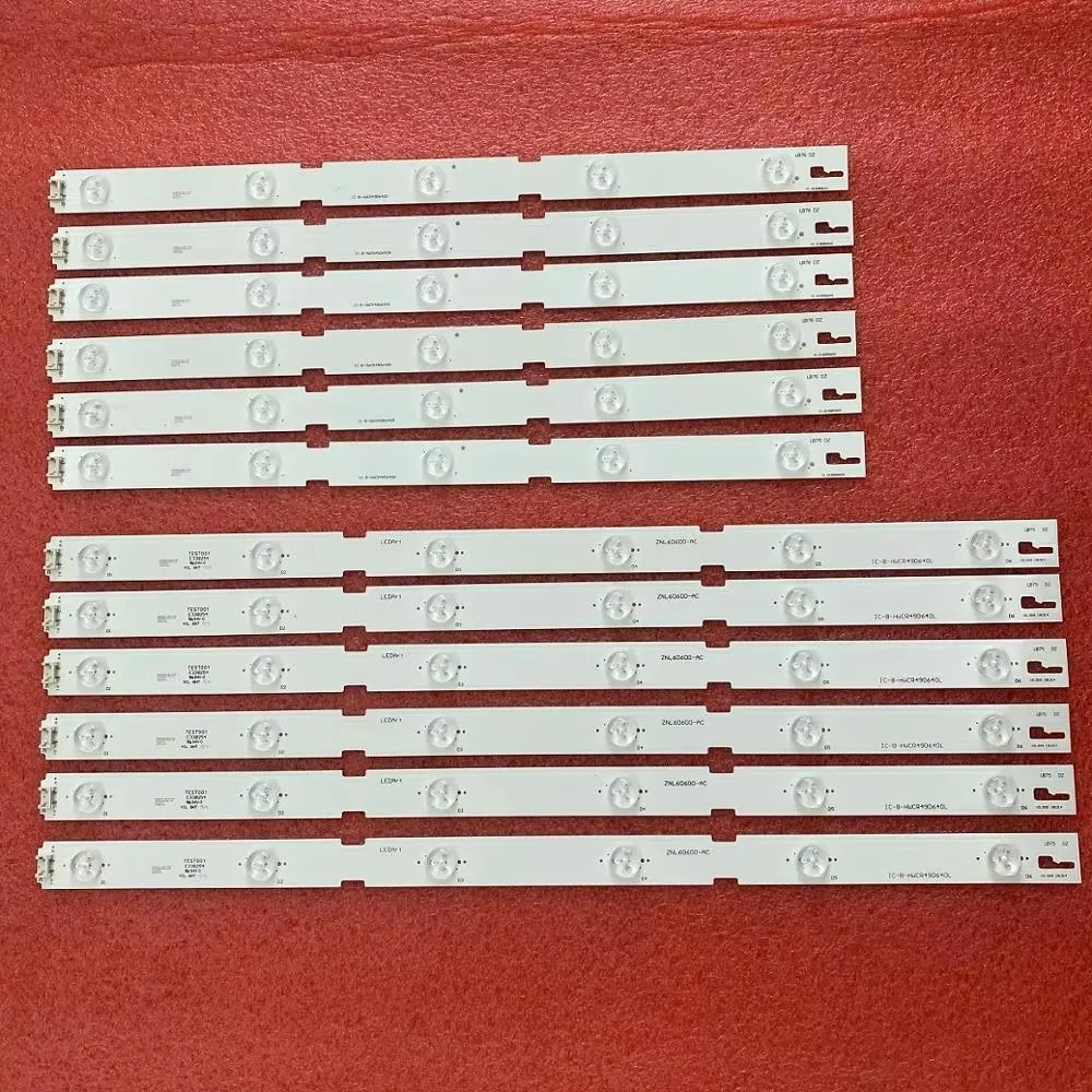 Striscia LED per Grundig 49VLE5523BG 49GFB6623 49VLE6523BL 49LENZA6627 49VLE6565BL LM41-00177A 00176A IC-B-HWCR49D640L HWCR49D640R