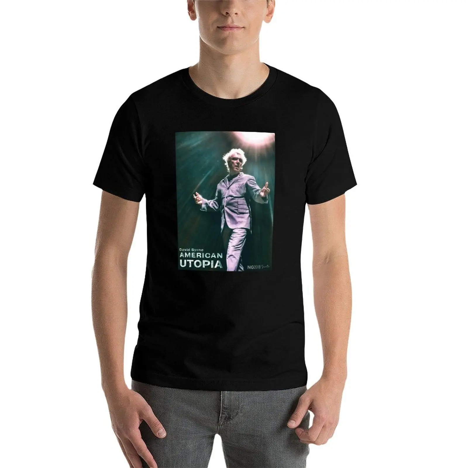 

David Byrne - American Utopia Tour T-Shirt man t shirt summer man t shirts for men casual t shirt man designer T-Shirt