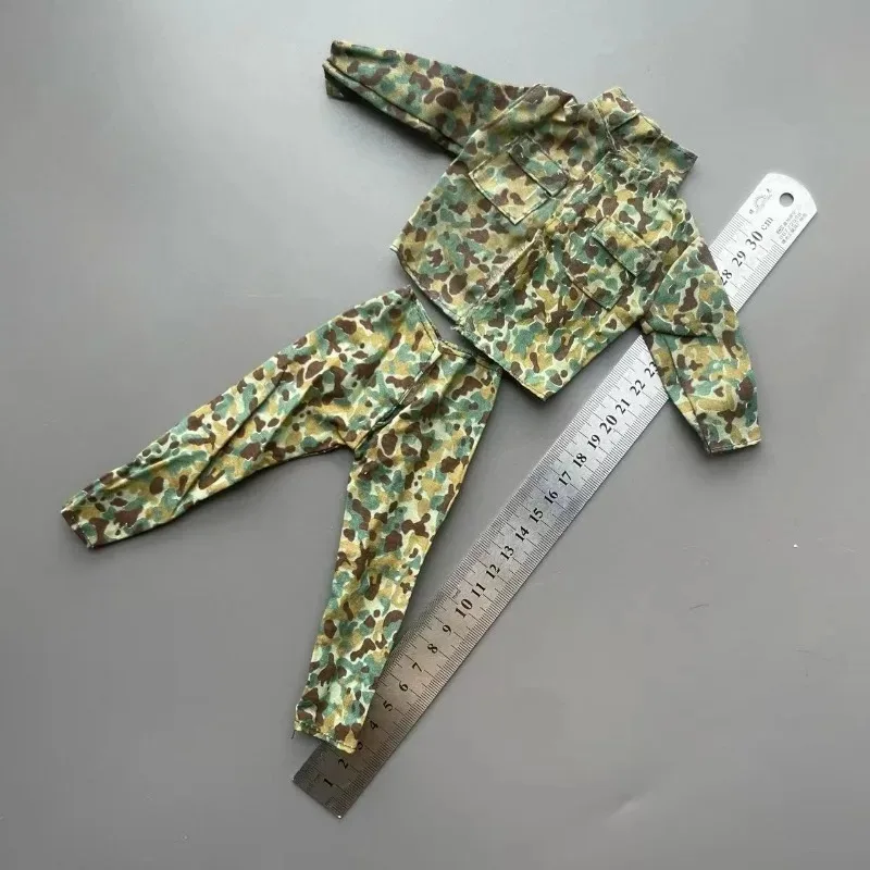 Uniforme de Combat de Camouflage dans le désert de la Jungle militaire américaine de la seconde guerre mondiale, échelle 1/6, modèle pour corps de figurines d'action de soldat masculin de 12 pouces