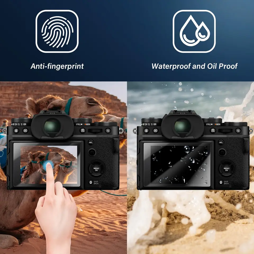 2 Piezas Protector de Pantalla para Sony A7II A7III A7IV A7C2 A7CR A7RII A7RIII A7RIV A9 A9II A6700 A6600 A6500 ZV1 ZV1II Vidrio Templado 6