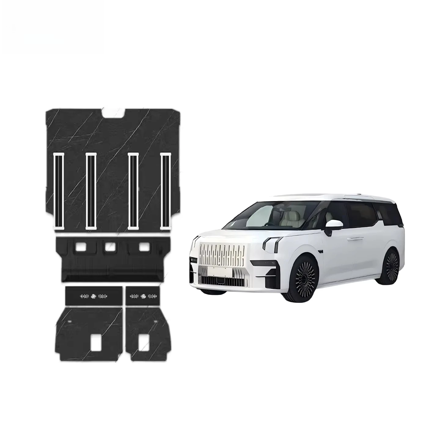 

Modify Aviation Grade Solid Interior Aluminum Luxury MPV Flooring Modern Car Floor Retrofit Kit for Zeekr 009 2026 New Kit Price