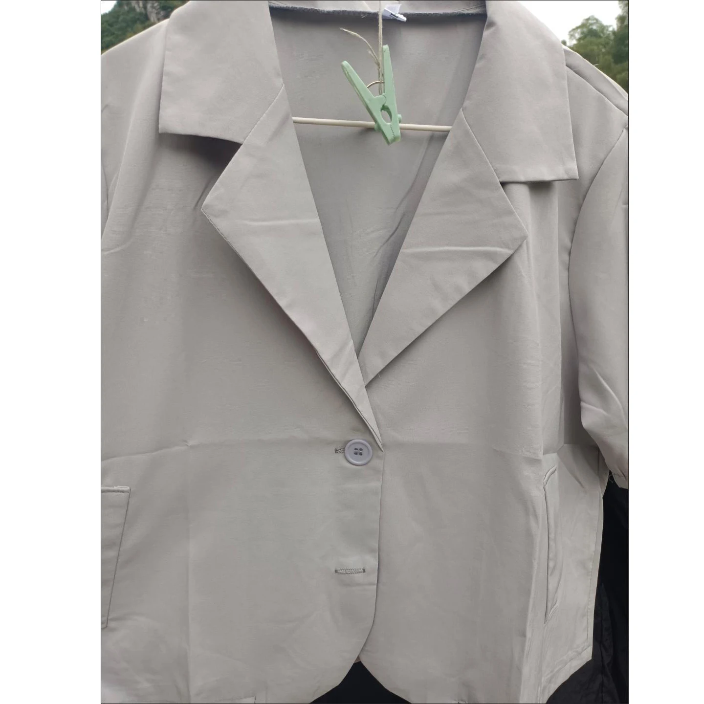 

Fashion Short Sleeved Suit Jacket NEW Summer Thin Women's Blazers Korean Loose Short Small Suit Coat Casual Tops 4XL