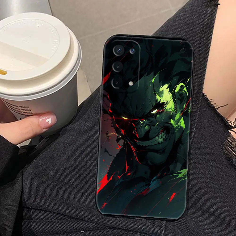 Marvel The Hulk Cool Cover Phone Case For OPPO RENO 11 11F 10 8 8T 7 7Z 6 6Z 5 4 FIND X3 LITE 4F PRO PLUS Soft TPU Case Funda