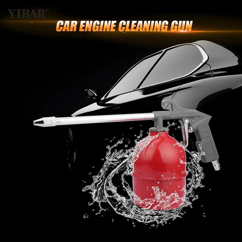 

Auto Car Engine Cleaning Gun Solvent Air Sprayer Degreaser Siphon Tool Gray