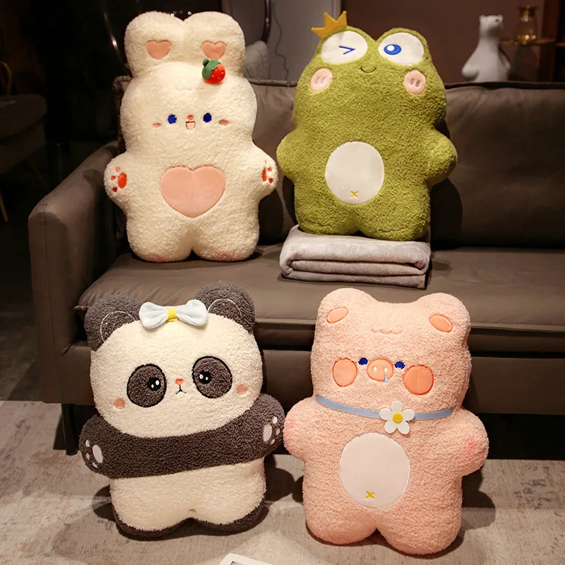 

Подушка-одеяло, плюшевая игрушка, складные одеяла для сна, чехол для дивана, портативное дорожное одеяло, автомобильные подушки для объятий, теплое одеяло для офисной комнаты