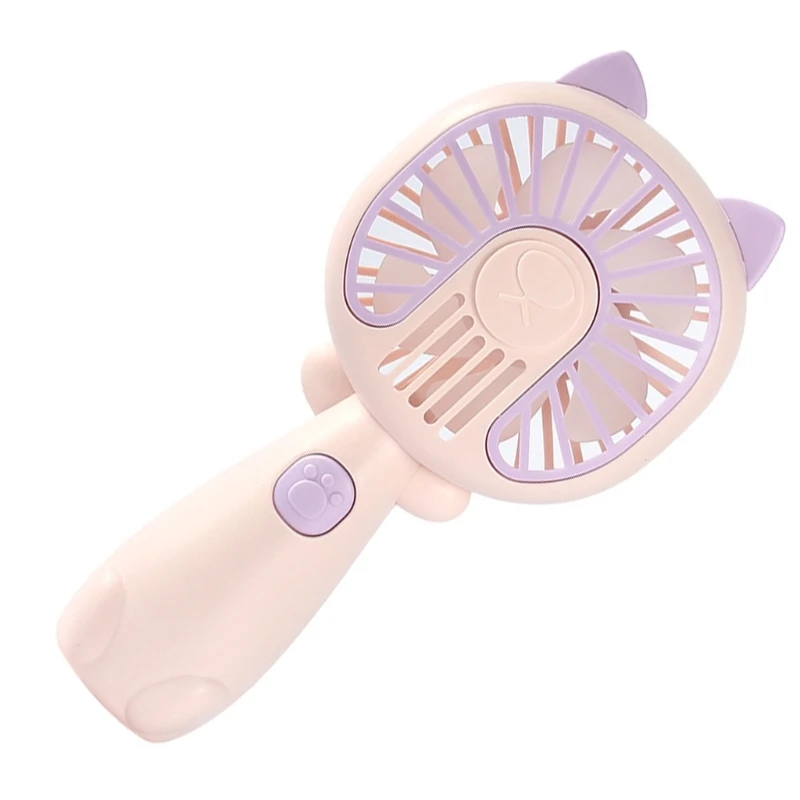 Leiser Lüfter, leichter Lüfter, leistungsstarker Lüfter, Handventilator, ABS-Textur