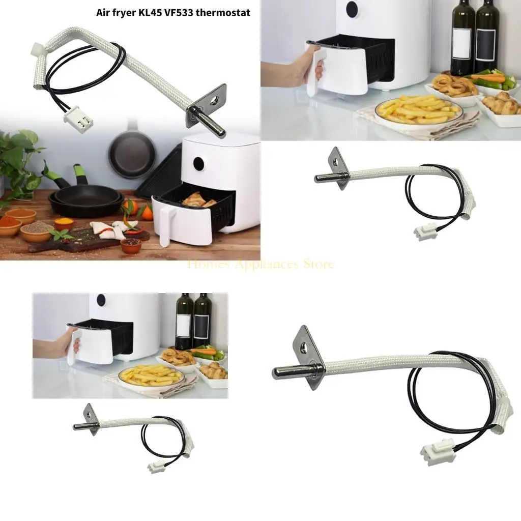 

D0AB Kitchen Appliances Part Air Fryer Temperature Sensing Probe Air Fryer Heat Probe Suitable for Air Fryer Control