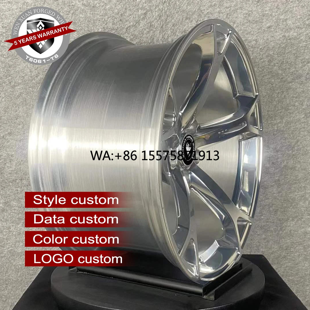 

For Forged Wheels 5x112 5x114.3 Nismo V1 Polish Concave Design Wheels for Nissan GTR35 400Z 350z 370z Infiniti Q50 Q60 G35 G37