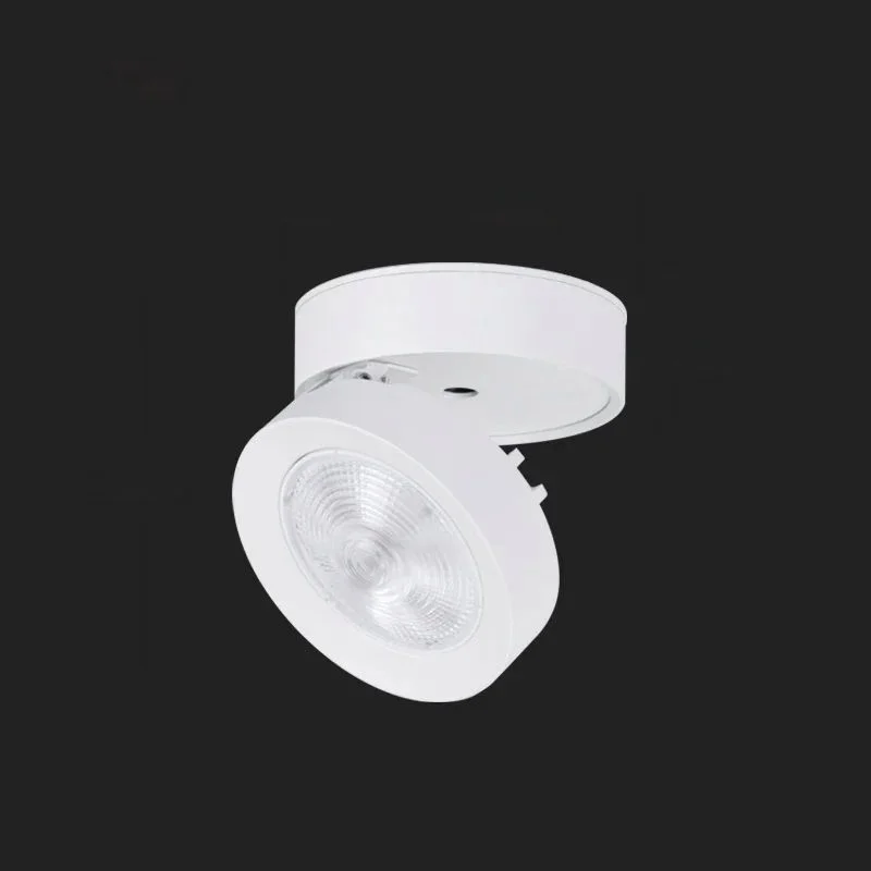 Dimmable  LED spotlights, foldable  ceiling  lights 7W 12W 15W surface- mounted aluminum ceiling spotlights suitable home and.