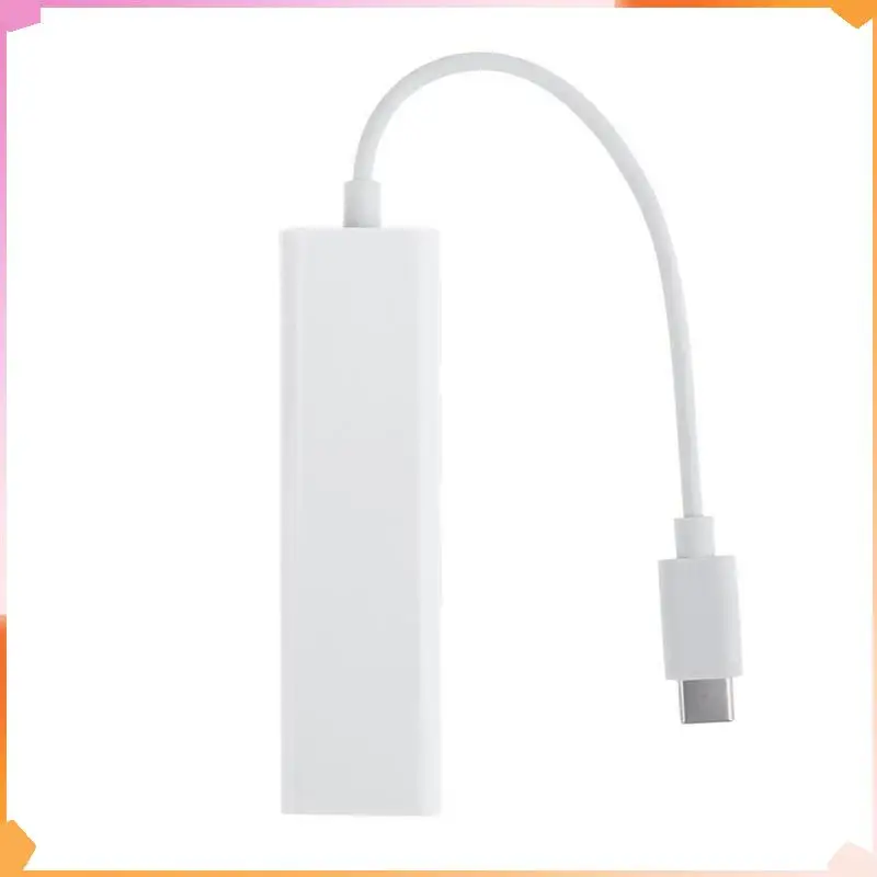 B94A 3X USB-C USB 3.1 Type C vers USB RJ45 Ethernet Lan adaptateur câble Hub pour PC
