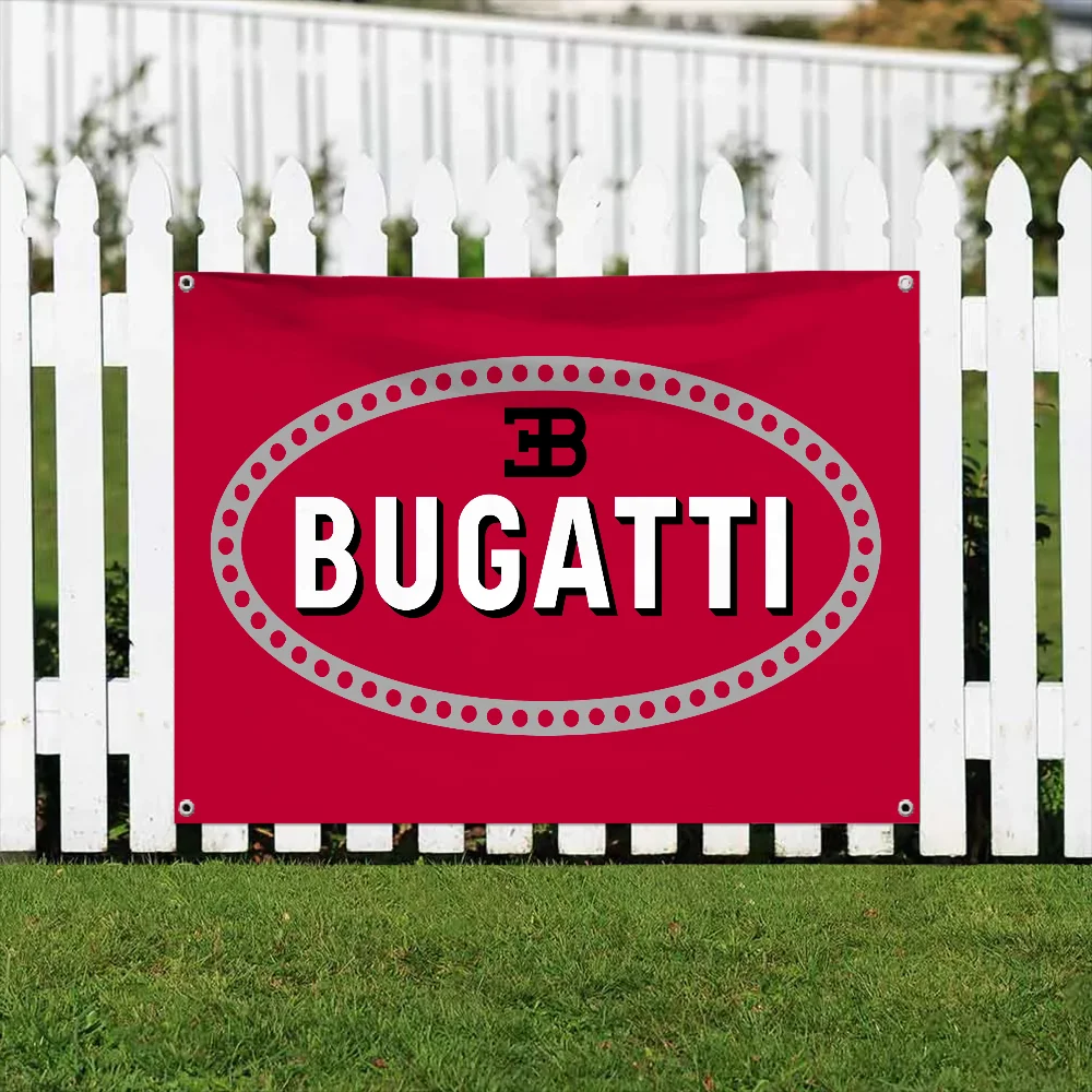 Bugatti Garage Flag Flag Pride Flag Flag to Hang Flags Garage Decoration Deco Garage Outdoor Decor Room Aesthetic Decorations