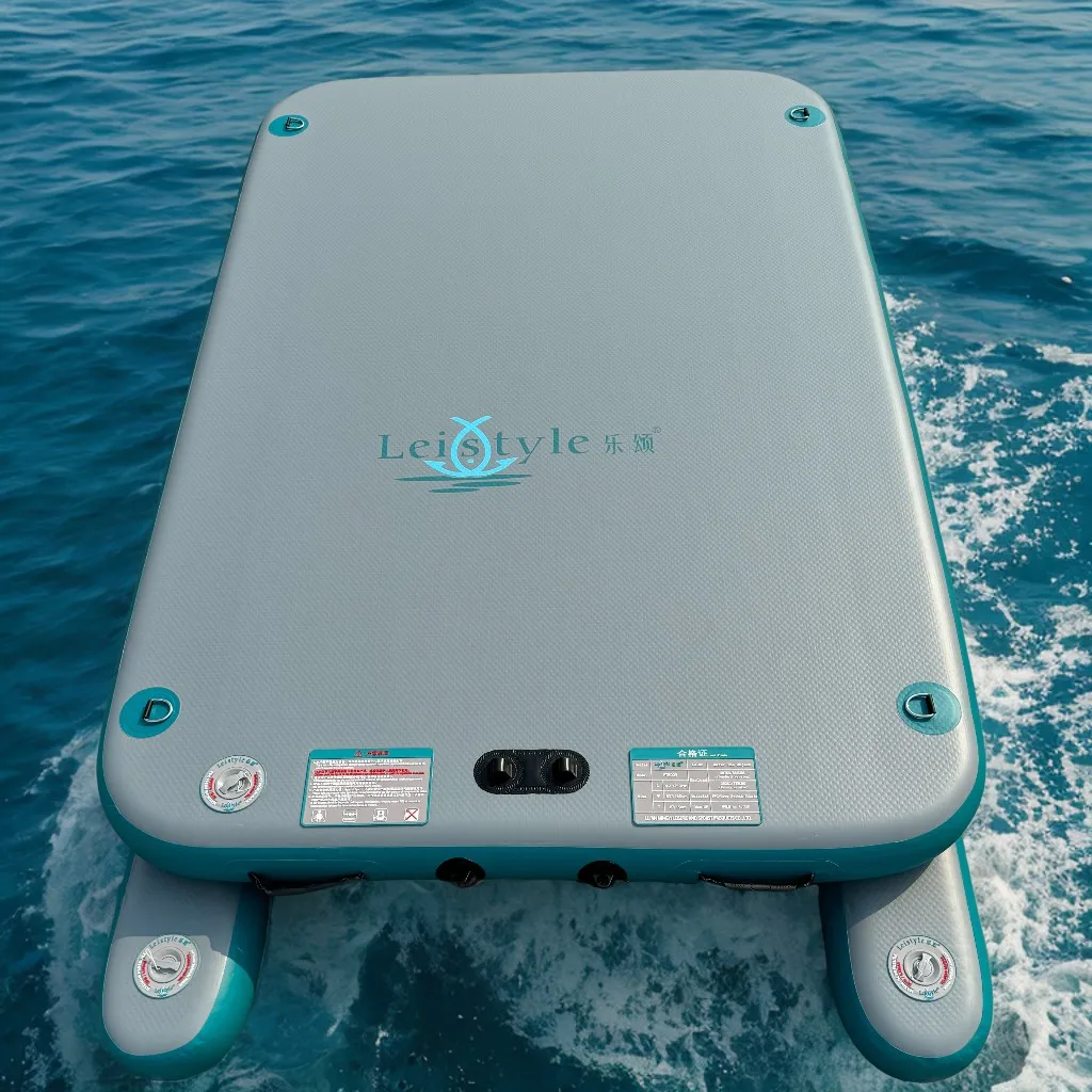 Kayak per barca in PVC con piattaforma gonfiabile per 2 persone per zattera da pesca con tutti gli accessori Sport acquatici all'aperto portatile