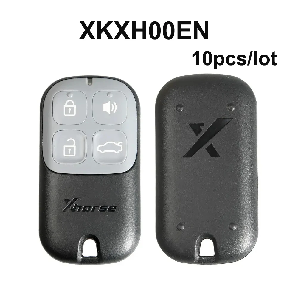 

10PCS/Lot Xhorse XKXH00EN Wired Universal Remote Key 4 Buttons English Version