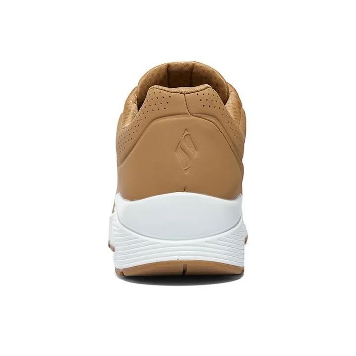 Skechers Uno Sand Dune Butterfly Comfortable Abrasion Resistant Low top Skateboard Shoes Men's Tan 52458-TAN