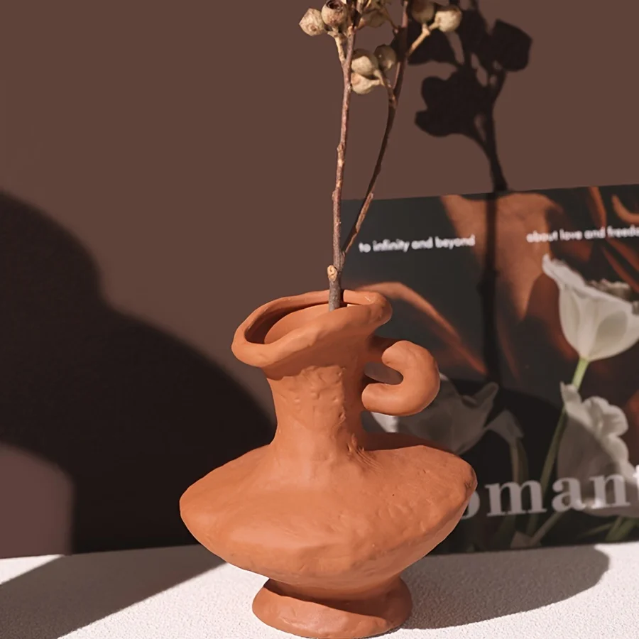 

Wabi Sabi Ceramic Vase Handmade Art Pottery Home Decor Wholesale for Airbnb