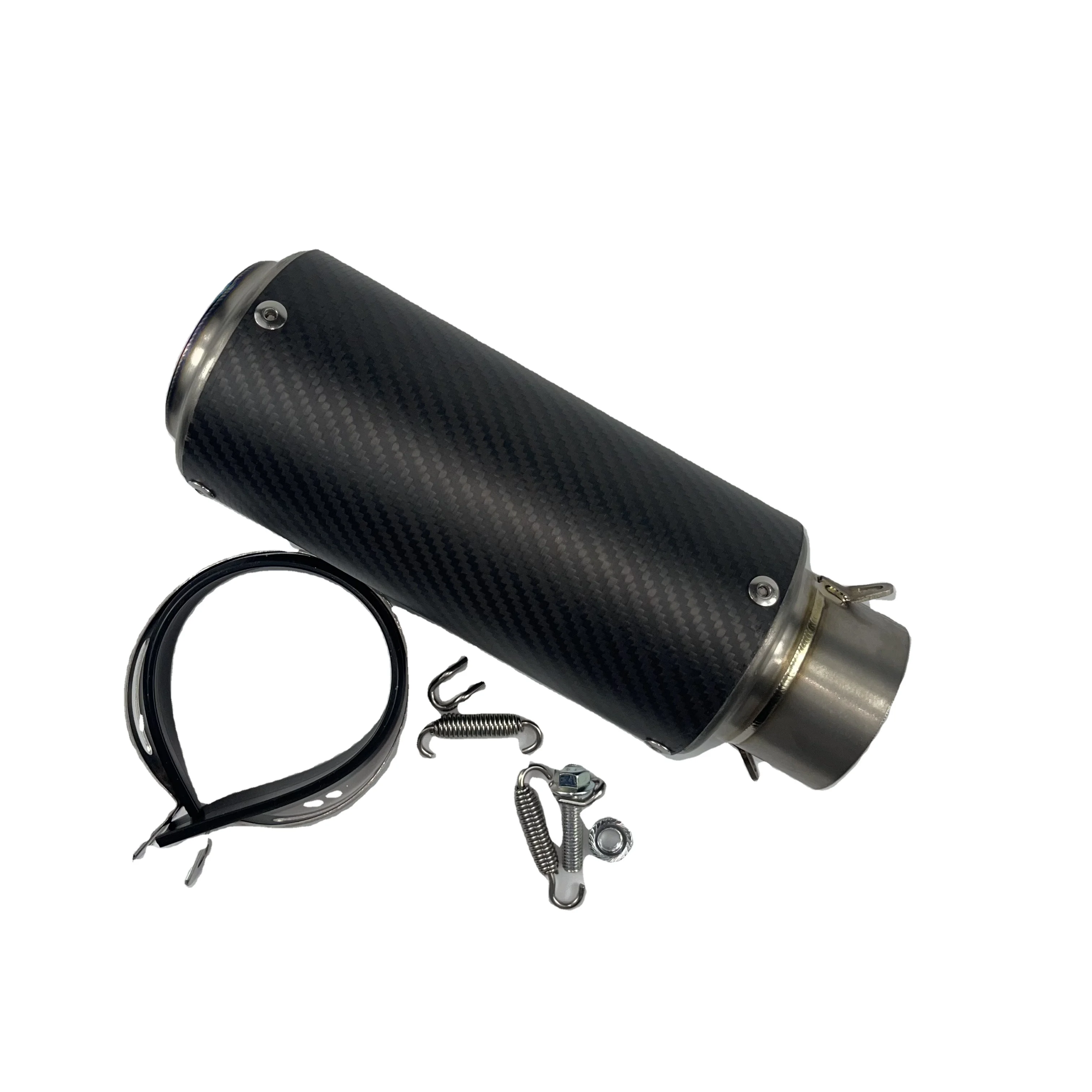 Motorcycle Exhaust Muffler Titanium Alloy Modified Pipe For Universal